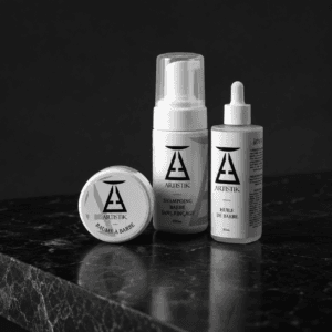 Rituel Barbe Artistik : huile, baume et shampoing sans rinçage